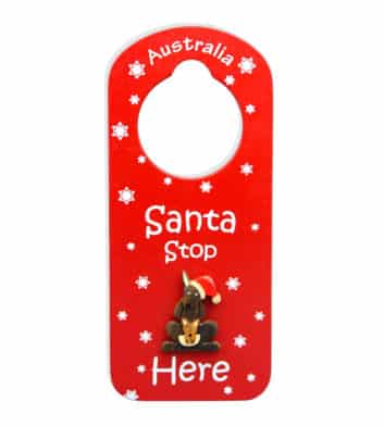 Christmas Kangaroo Door Hanger