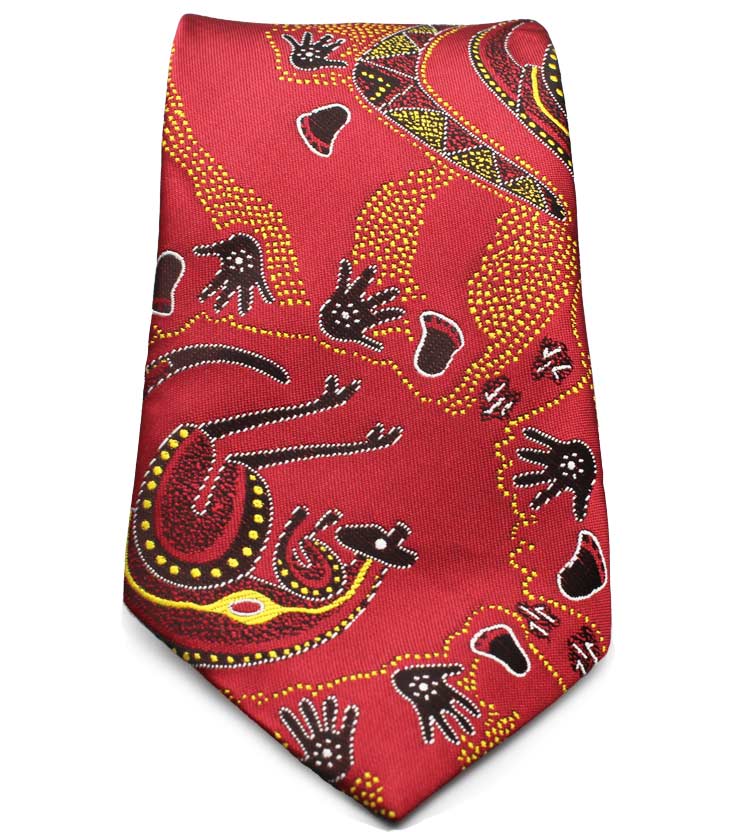 Aboriginal Tie Red Australia The T Australian Souvenirs And Ts 