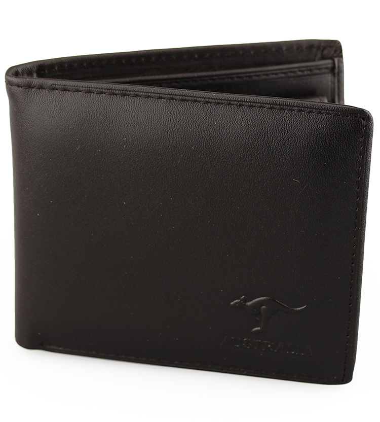 Brown Kangaroo Leather Wallet | Australia the Gift | Australian ...