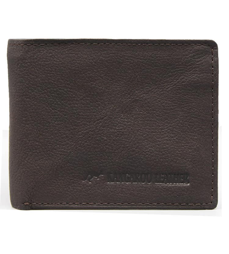 Brown Kangaroo Leather Wallet | Australia the Gift | Australia's No. 1 ...