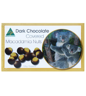 Dark Chocolate Macadamia Nuts 135g