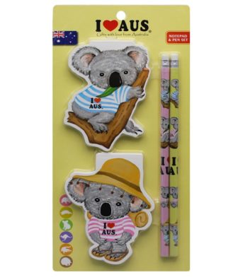 Swag Koala Notebook & Pencil Twin Pack
