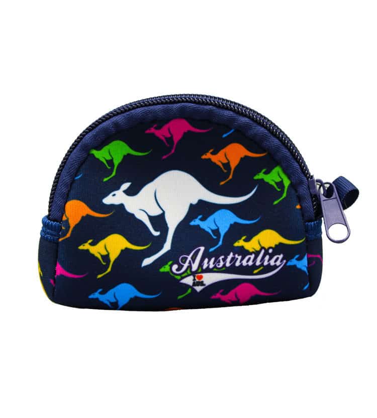 Multicoloured Kangaroo Coin Bag